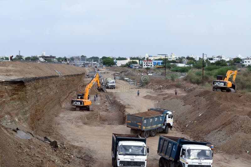Earthwork and road construction